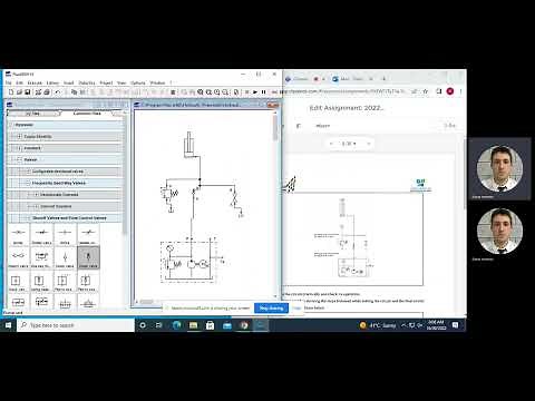 FESTO - Hydraulic Simulation Task 3 - Fluid SIM