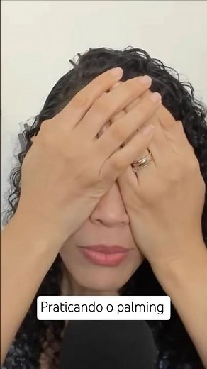 Practicing the visual palming exercise. #visualexercises