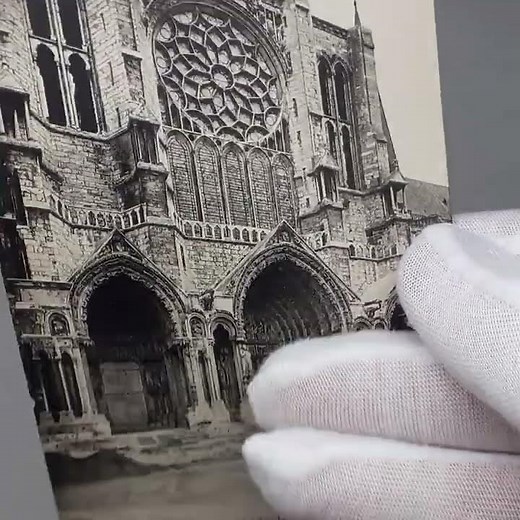 Chartres, France – Cathédrale de Chartres, Portail Nord XIIIe siècle – Postcard