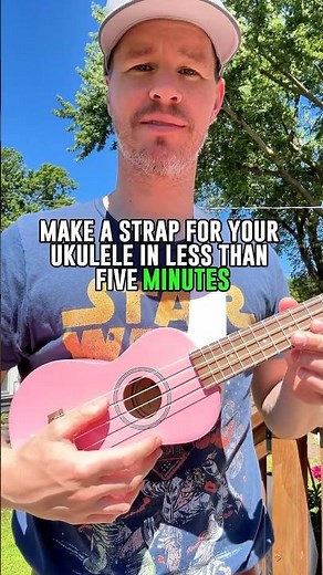 Make a Ukulele Strap in Less Than 5 Minutes! #ukulele #diy #tutorial