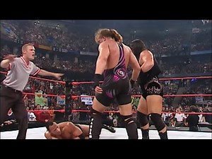 The Rock vs Rob Van Dam w/Chris Jericho On Commentary Part 2