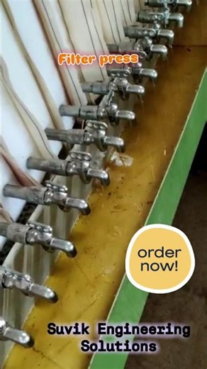 Filter press | plate and frame filter press #chemicalengineering #machine