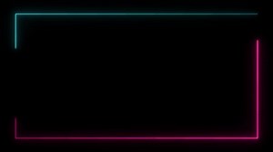 Download Neon border light animated rectangle borders video 4K Resolution for free