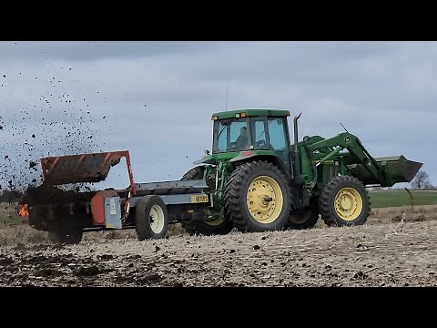 Spreading Cattle Manure With Our New Meyers Spreader