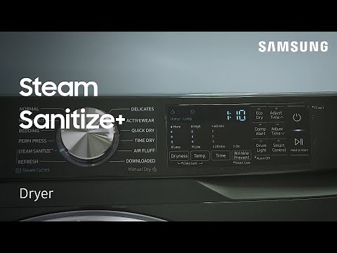 Use Steam Sanitize+ on your Samsung Dryer | Samsung US