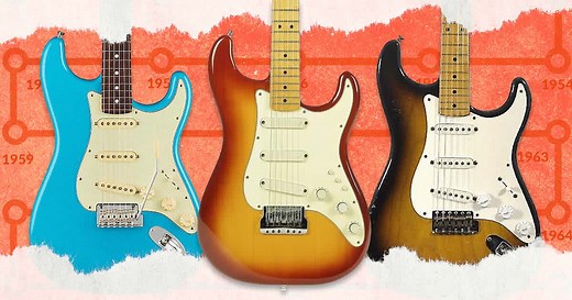 A Timeline of Fender Stratocasters