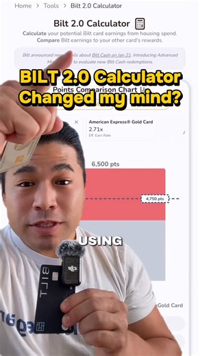 Credit Strategist on Instagram: "Comment “Compare” and I’ll tell you where to use this calculator. #biltcard #creditcardpoints #travelpoints #amexpoints #creditcard"