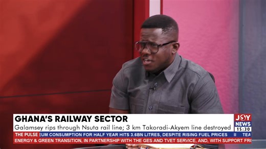 Ghana’s railway sector: A joint efforts is required to sustain the railway for a long term - Dr. Fredrick Appoh - Acting CEO, Ghana Railways Authority. #JoyNews | JoyNews