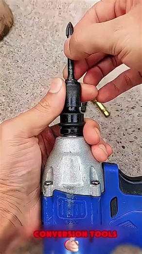 Electric wrench conversion tool practical use process #tools #machinery