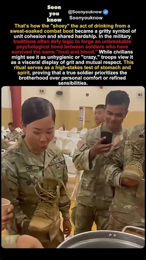 Why Soldiers Drink From Their Own Combat Boots!