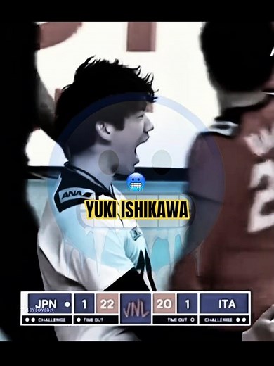 Parfect Line Shot 🎯🤯 || YUKI ISHIKAWA || subscribe || #haikyuu #volleyball #serve #epic