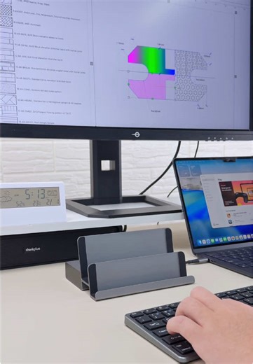 PULWTOP Triple Display Dock for Laptops