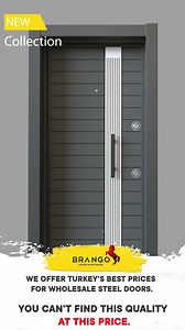 🏗 Discover Brango Steel Door – Strength, Security, and Style! We specialize in high-quality steel doors designed to combine durability with aesthetics. From modern main entry doors to reliable security solutions, we deliver international-quality craftsmanship tailored to your project needs. ✅ Ideal for wholesalers, retailers, and construction companies ✅ Options include composite, molded, metal, and wood-finish doors ✅ Export-ready with fast and secure delivery ✅ Turkish manufacturer with globa