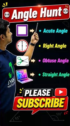 Real Life Angles 🔥 | Types of Angles in real objects