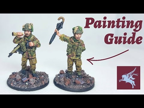 How to Paint Bolt Action British Airborne - John Frost | Market Garden Special