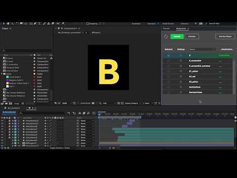 How to export an animation with Bodymovin