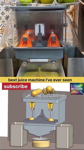 ​How It Works: The Most Satisfying Automatic Orange Juicer Machine | Engineering Breakdown #machine