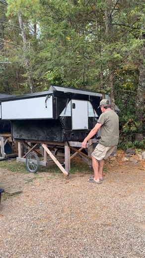 RRG Campers | Adventure Simplified | Winch in. Lock down. Adventure reloaded. ⚙️🏕️ Our 285 lb fully insulated slide‑in truck camper mounts back up in minutes — no heavy... | Instagram