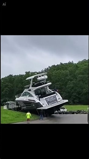 This yacht transport is a DISASTER 😬 #shorts #fail