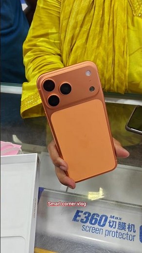 Iphone 17 Pro Max 256 Cosmic Orange 🔥💯#smartcornervlog#iphone#iphone17promax#unboxing#shorts