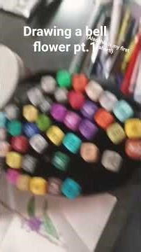 drawing a bellflower pt.1