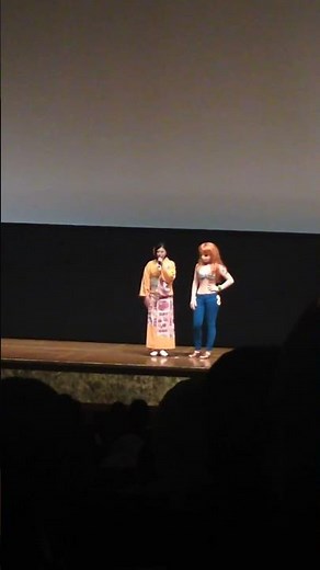 Akemi Okamura the voice of Nami in One piece Gold Premiere