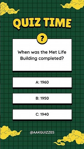 "When Was the MetLife Building Completed?