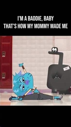 Gumball is a Baddie 🩵🐱 #shorts