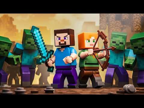 ZOMBIE APOCALYPSE: THE LAST STAND | Minecraft Animation | Lego Stop Motion