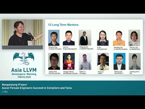 2025 AsiaLLVM - Nanpanjiang Project: Helping Female Engineers Succeed in Compilers and Tools