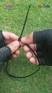 How to unlock cable ties easily 4 #creativeideas