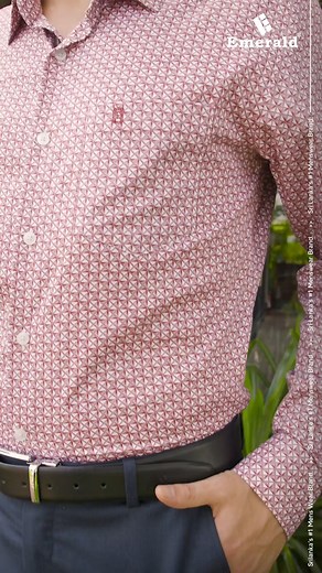 Rock the Morphing Collection shirt for a look that's polished for work and playful for the weekend. Discover unmatched adaptability with Emerald. Now available in leading retail outlets islandwide and Emerald showrooms. #Emerald #MorphingForm #WorkWear #GentlemensFashion | Emerald