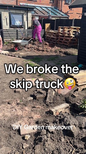 DIY Garden Makeover: Hilarious Skip Fail and Transformation