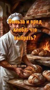 Польза и вред хлеба: что выбрать?#хлеб #польза #вред #здоровье #питание