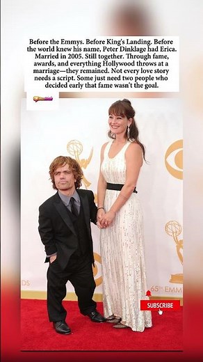 Peter Dinklage and His Wife: Married Since 2005, Long Before the Fame