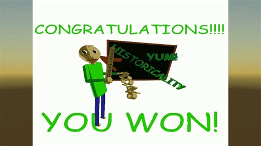 【Baldi's basics in education and learning】0.0版本，终于被我打通关了