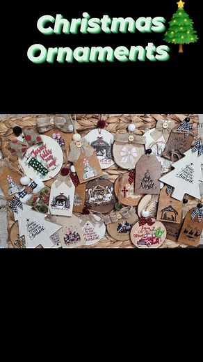 ✨Homemade Christmas Ornaments! ✨ I am having so much fun making these adorable wood slice ornaments and embroidery hoop ornaments — they’re simple, festive, and make the sweetest handmade gifts! ❤️ Such an easy and cozy Christmas craft — perfect for a weekend project or gift idea! 🎁 #affiliate #DIYChristmas #homemadeornaments #HolidayCrafts #RusticChristmas #Christmas #ornaments #GraceLinkedCo Grace Linked Co | Grace Linked Co