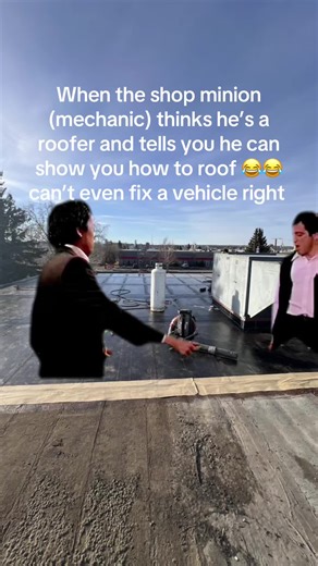 Roofing Construction Humor: Stay in Your Line Buddy!