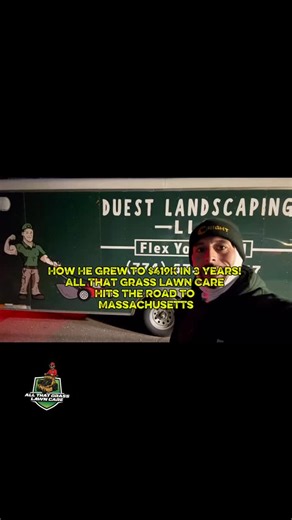 All That Grass Lawn Care on Instagram: "🚛🌱 We Hit the Road to Massachusetts! From $96K to $419K in just three years, this Lawn Care Shop Tour breaks it ALL down — growth, strategy, mindset, and the real behind-the-scenes grind. Full video is now LIVE on our YouTube channel! 👉 https://www.youtube.com/@AllThatGrassLawnCare329 💥🔥"