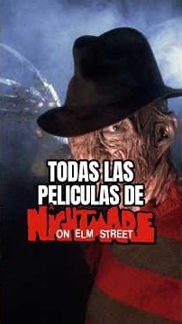 Todas las PELÍCULAS de A NIGHTMARE ON ELM STREET | #terror #movies #freddykrueger #slasher #horror
