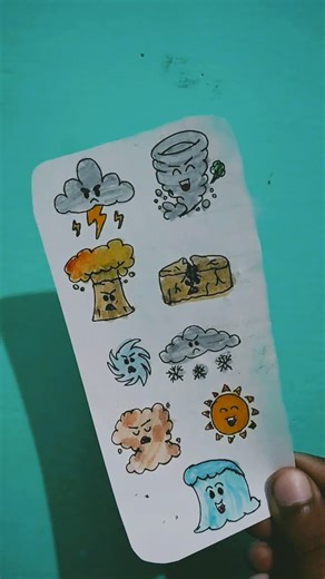 I made the stickers for my science project file. 😀😀😀👍👍🙈🙈