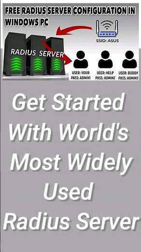 Free radius server configuration #shorts #server #wifi #technology #software #freeradius