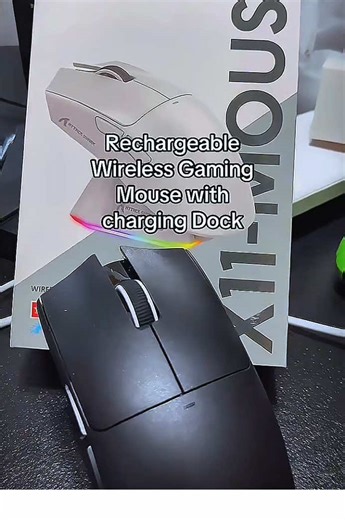 Wireless Gaming Mouse, Rechargeable RGB Lighting Mouse with Charging Base, Optical Sensor Mouse for Gaming & Office Gaming Accessories #TOP PICKS