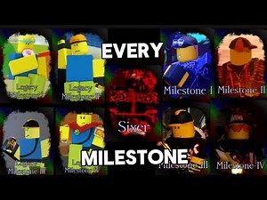 Every Noob Milestone Skin! (Legacy, Current, and Sixer) | Forsaken