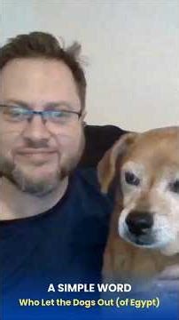 Who Let the Dogs Out of Egypt? A deep idea from Parshas Bo in under 90 seconds.