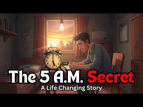 He Woke Up at 5 AM for 90 Days… What Happened Next Changed Everything | Power Of Waking Up 5 A.M.