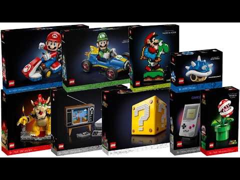 All LEGO Super Mario Collectors sets released 2020 - 2026 Compilation/Collection Speed Build