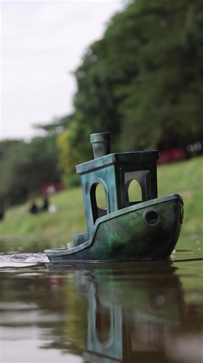 312K views · 1.1K reactions | Our motorized Benchy has finally set...