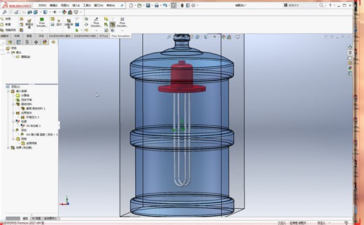 SolidWorks 流体分析 Flow Simulation 热源分析