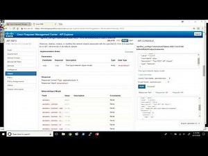 Devnet Demo FMC objects and CRUD ops using API